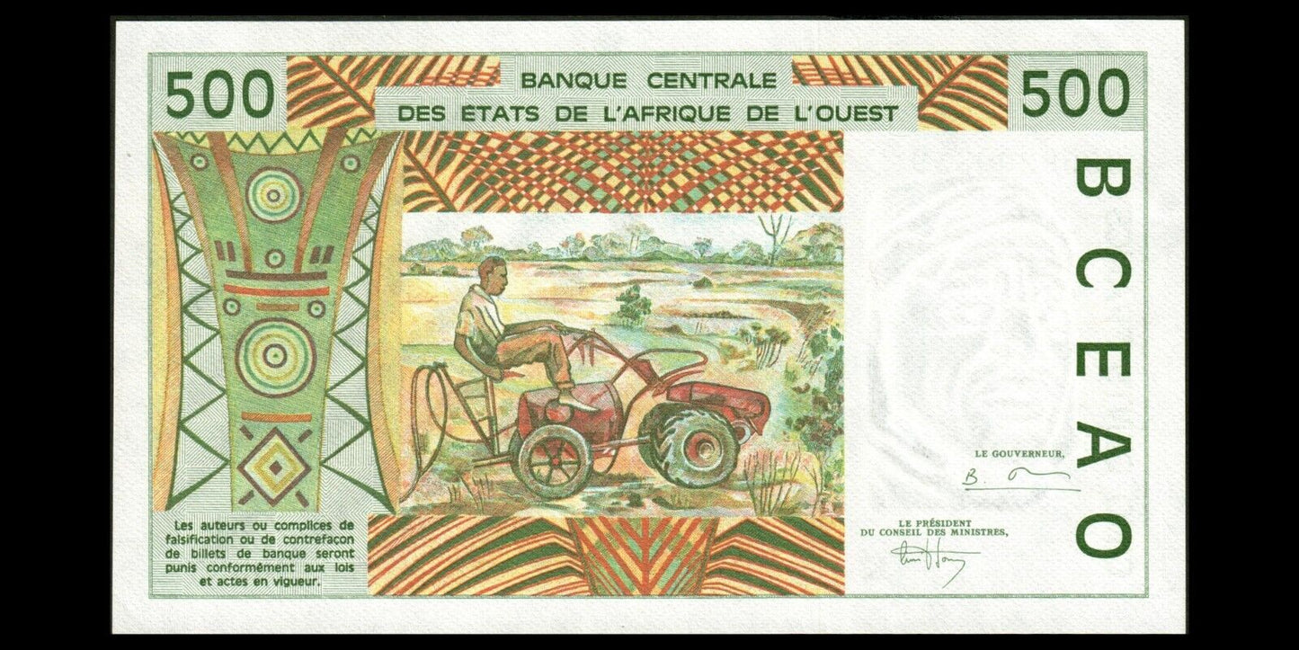 AFRIQUE OUEST - WEST AFRICAN STATES - SENEGAL - 500 Francs 1995 P.710Ke SPL / AU