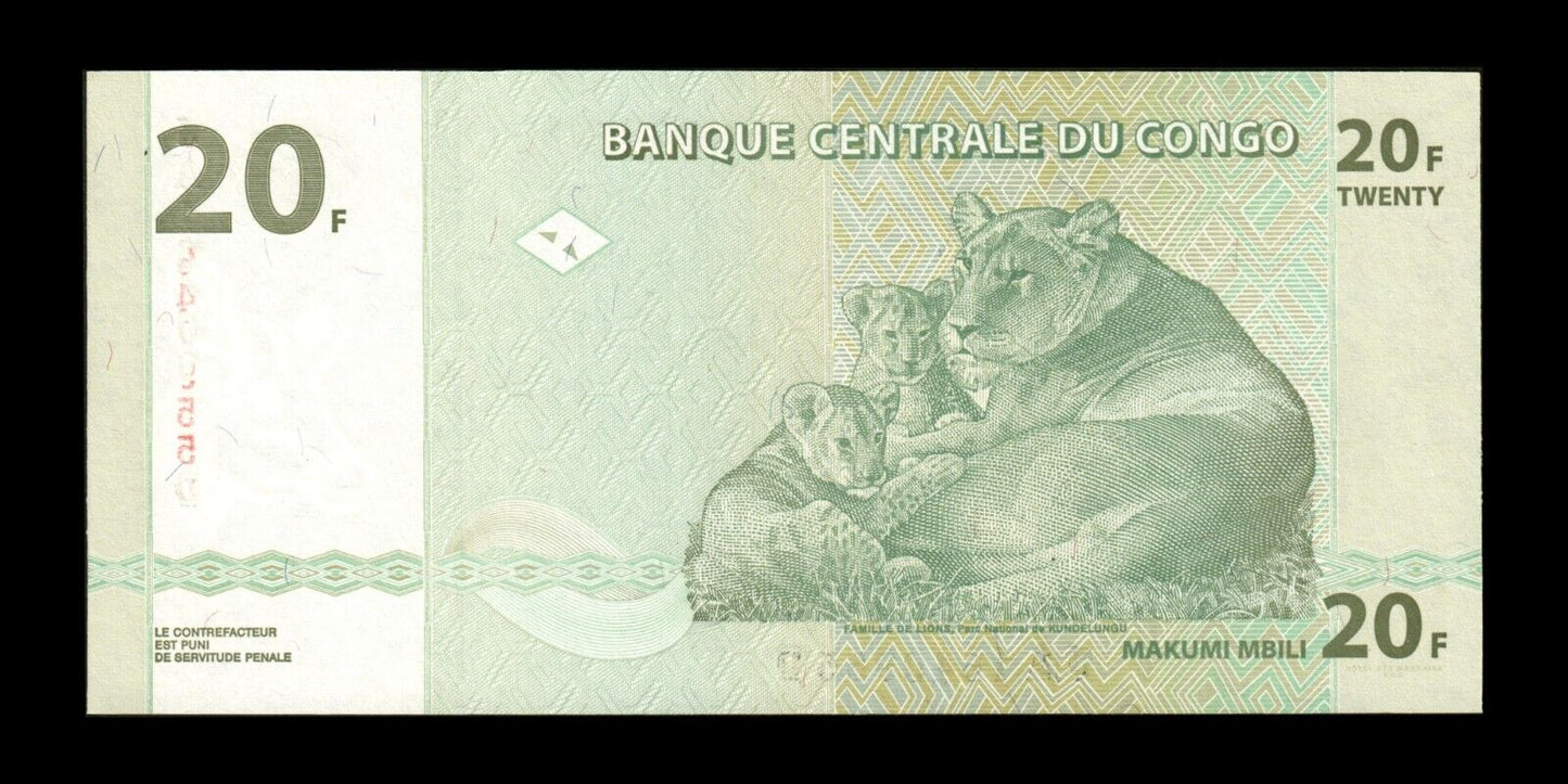 CONGO (Republic) - 20 Francs 2003 P.94a NEUF / UNC