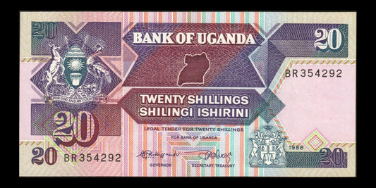 OUGANDA - UGANDA - 20 Shillings 1988 P.29b NEUF / UNC