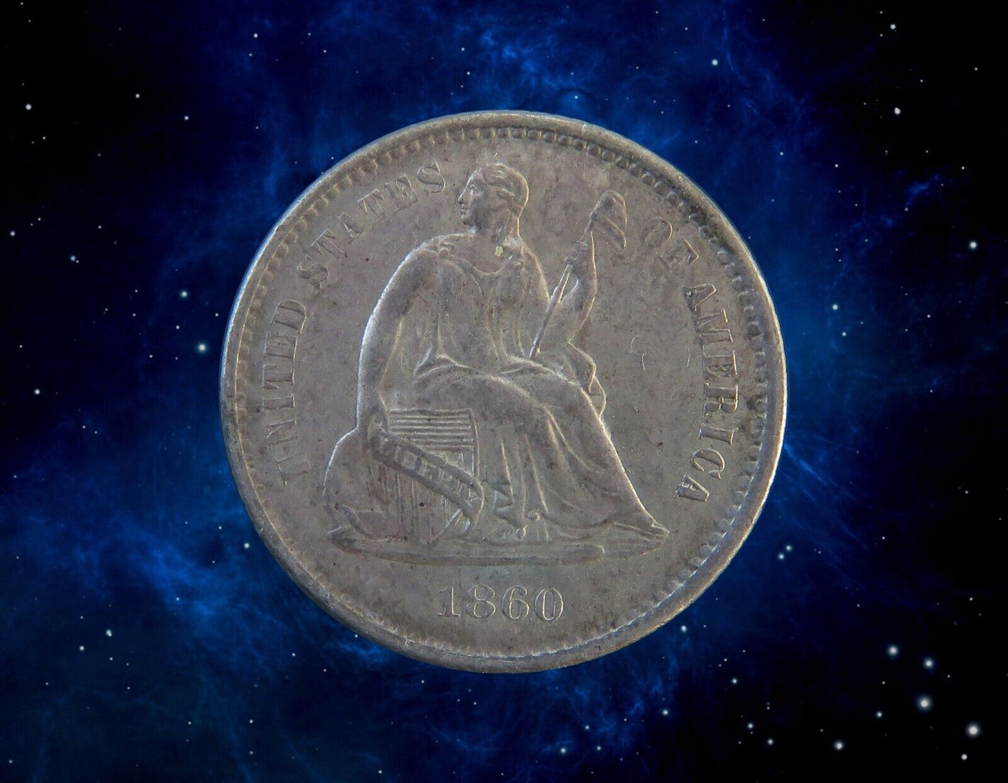 USA - 1/2 Dime 1860 KM.91