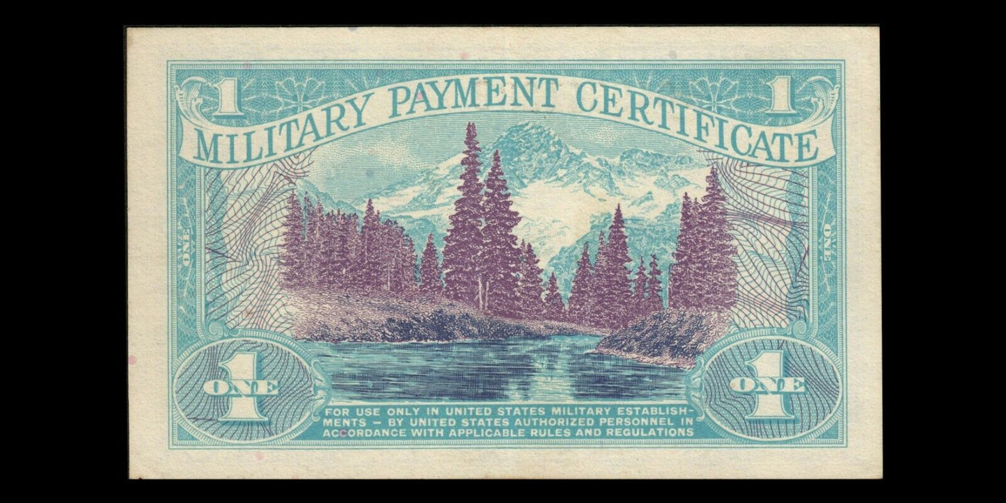 USA - 1 Dollar Military Payment Certificate (1968) Series 661 P.M68 SPL+ / AU+