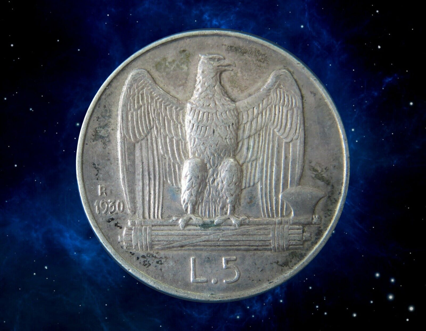 ITALIE - ITALIA - 5 Lire 1930 KM.67.1